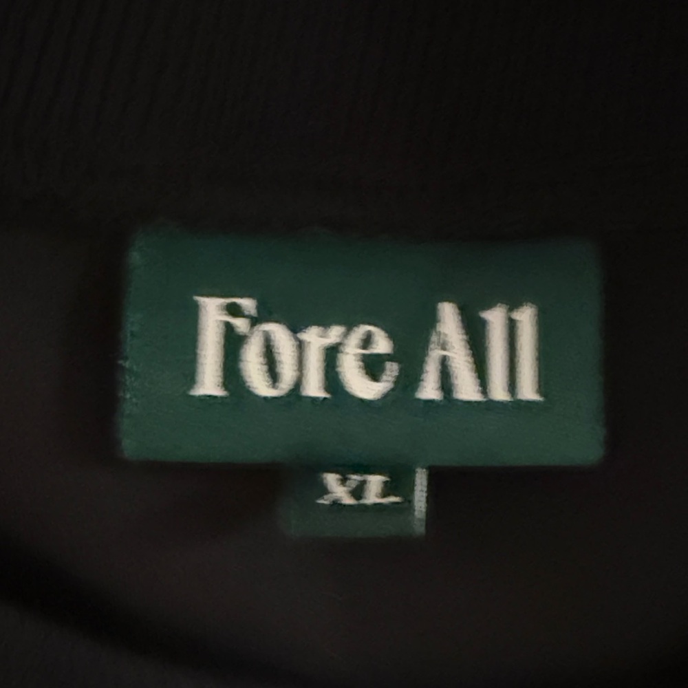 ⛳️Fore all Black and Green Women's Sweatshirt - Picture 2 of 6